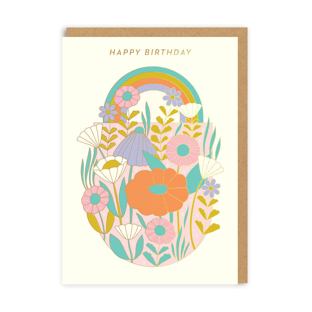 Happy Birthday Daisies Greeting Card