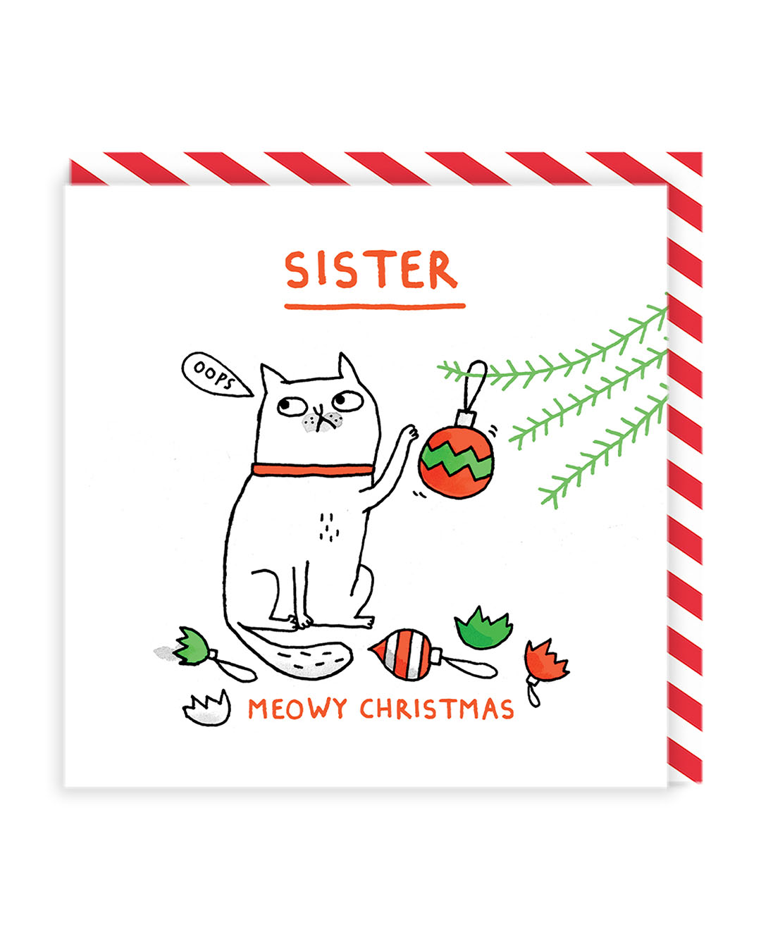 Printable Sister Christmas Card Printable Sister Christmas Card