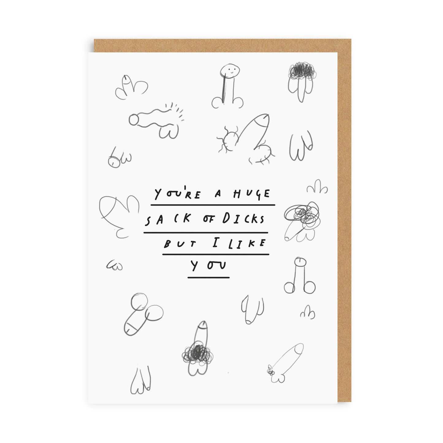 Sack 'O Dicks Greeting Card