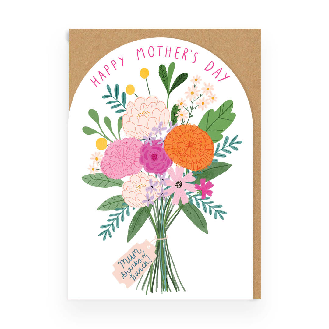 Mum Bouquet Greeting Card
