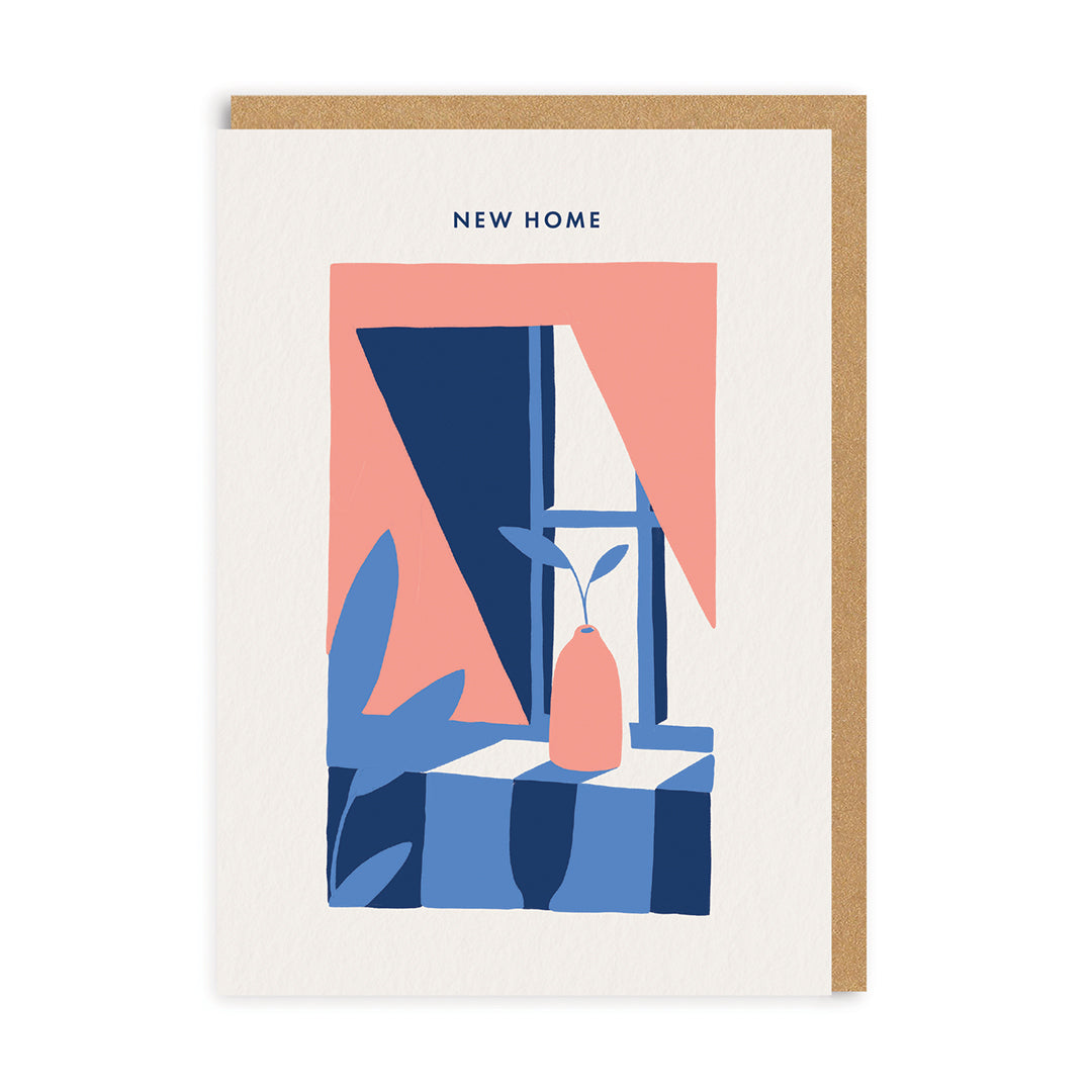 New Home Window Greeting Card
