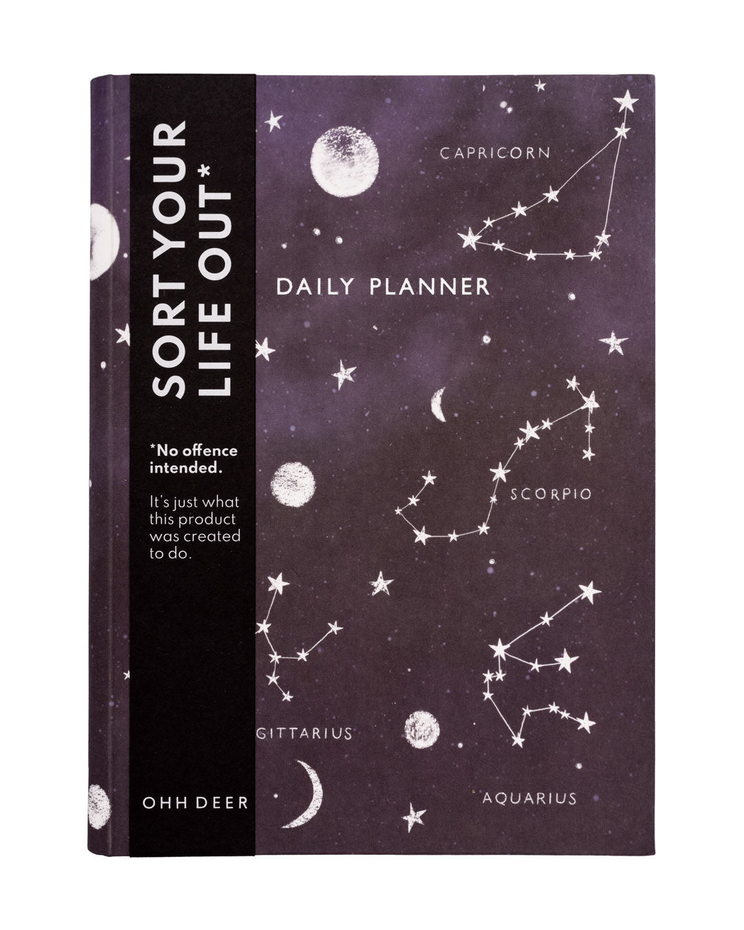 Zodiac Constellation Linen Daily Planner | Ohh Deer Wholesale