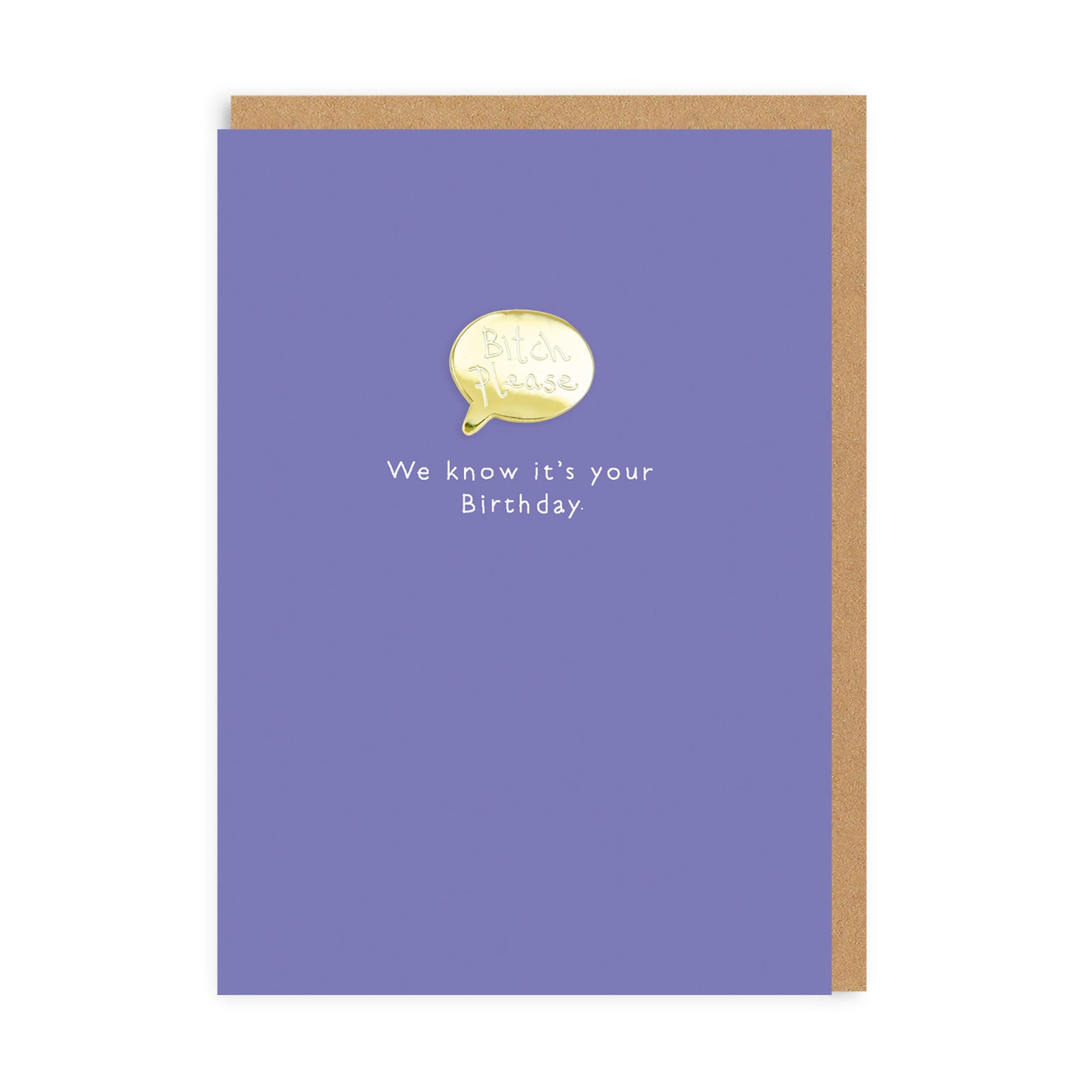Bitch Please Enamel Pin Greeting Card