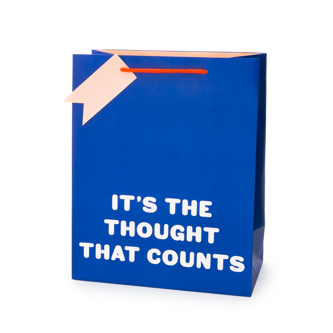 It's The Thought That Counts Large Gift Bag