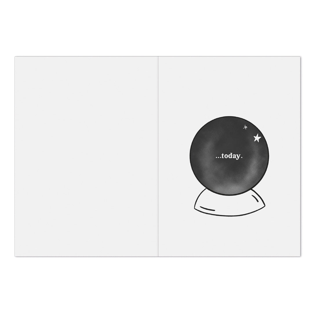 Crystal Ball Birthday Card (7326)