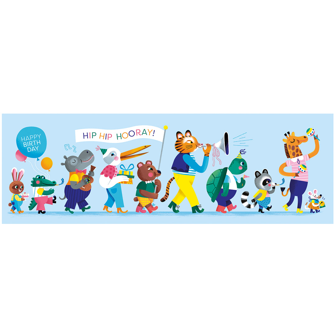 Birthday Parade Concertina Birthday Card
