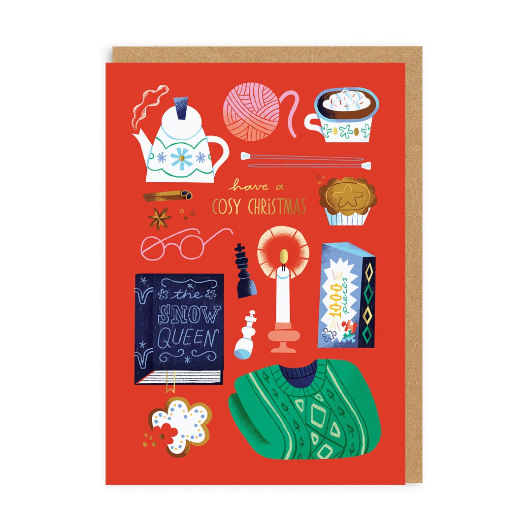 Cosy Things Christmas Card