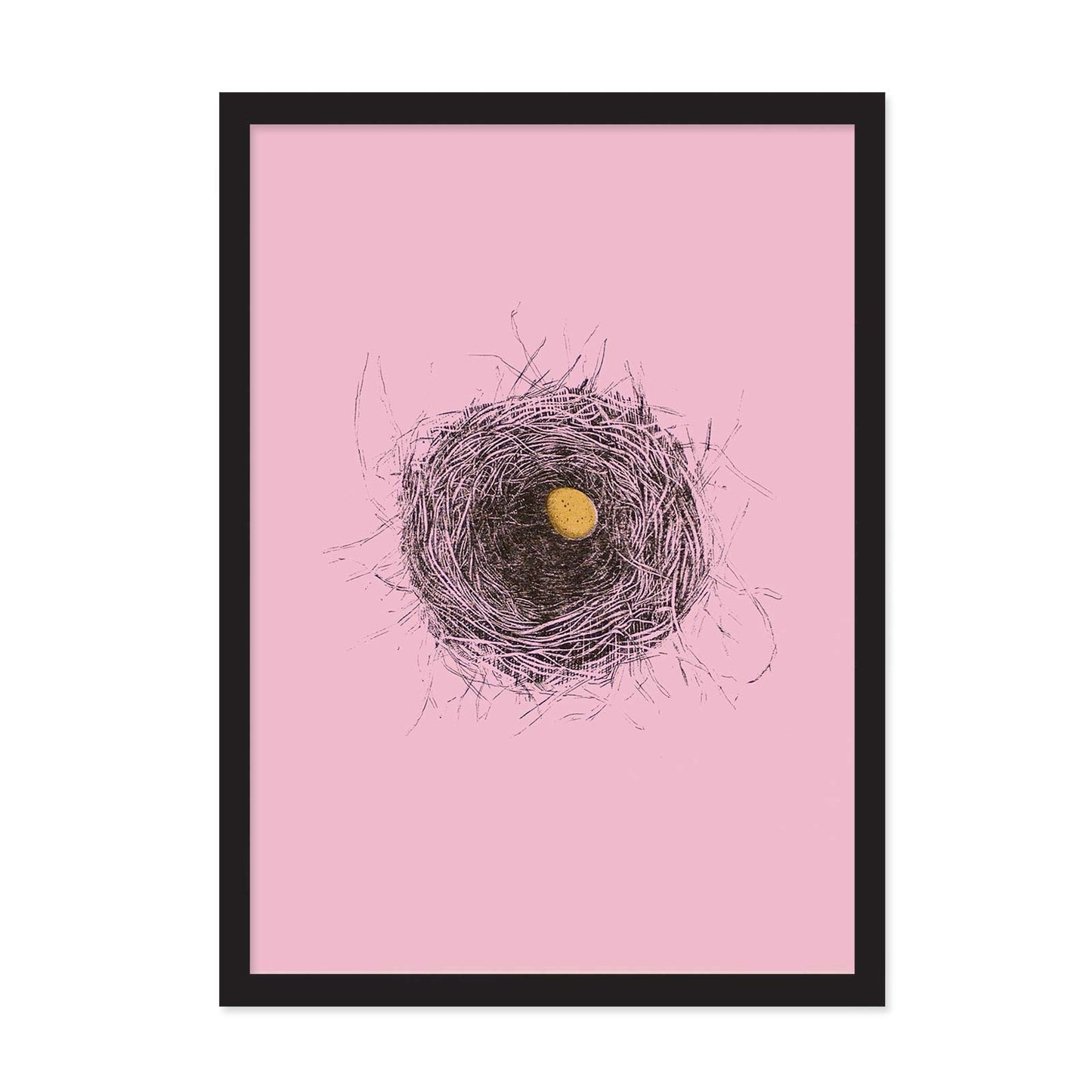 A4 Birds Nest Riso Print