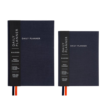 Off Black Fabric Daily Planner (A5) (12755)