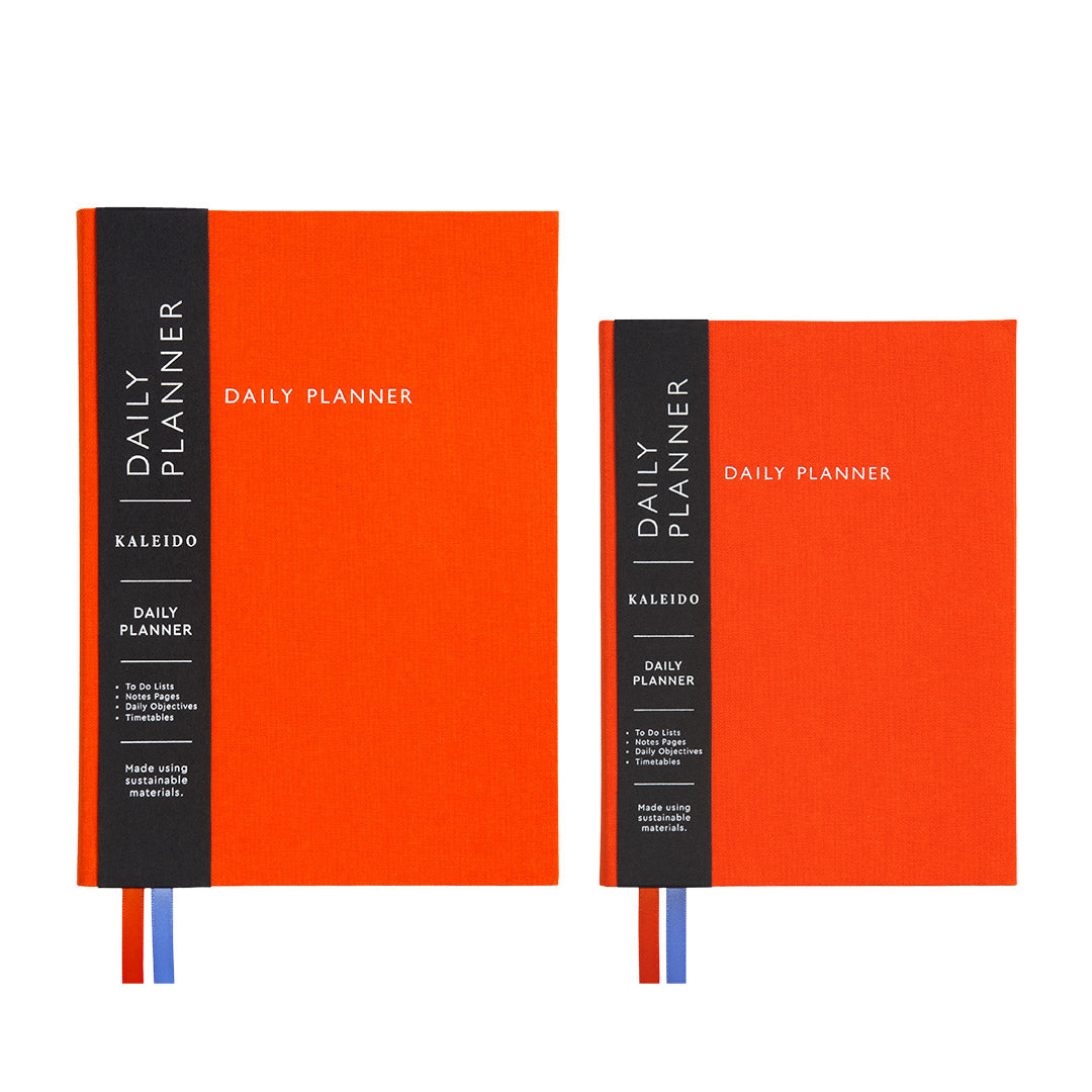 Orange Fabric Daily Planner (A5) (12750)