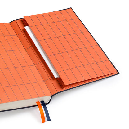 Off Black Fabric Daily Planner (A5) (12755)