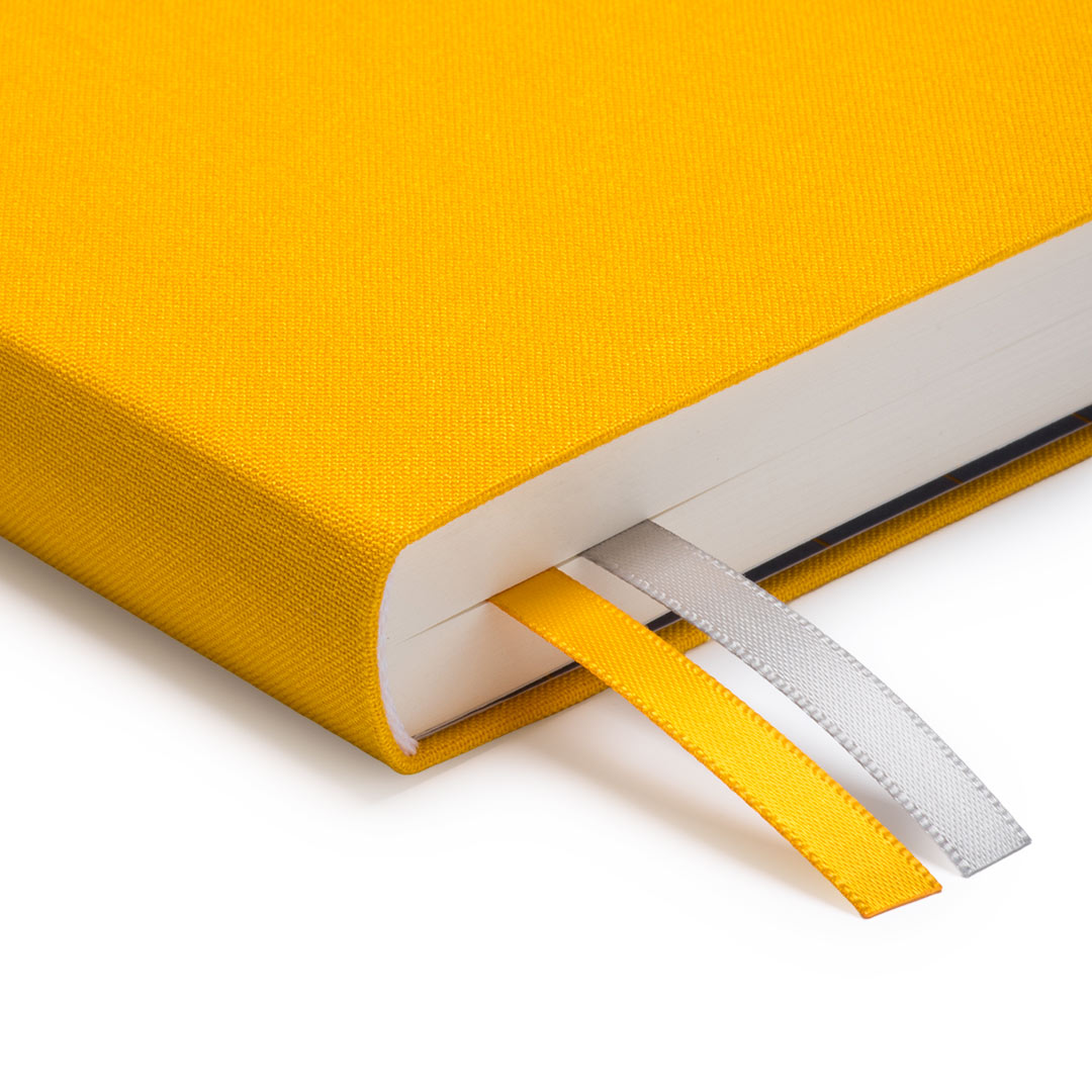 Yellow Fabric Daily Planner (A5) (12749)