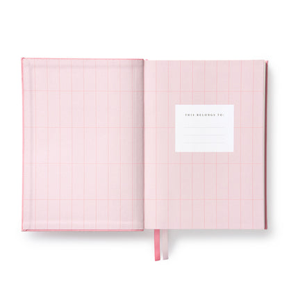 Pink Fabric Daily Planner (A5) (12752)