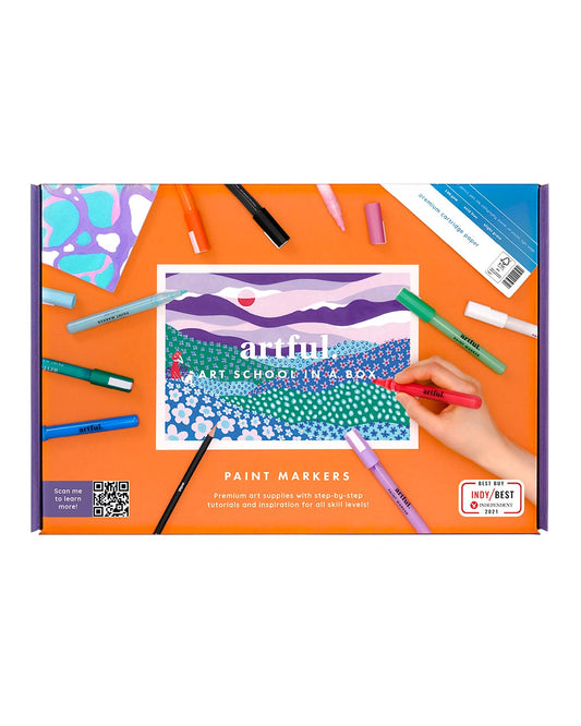 Artful: Art School in a Box - Paint Markers (8460)