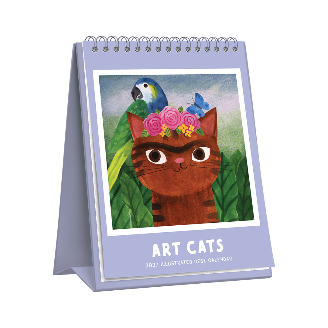 Art Cats Desk Calendar (13740)