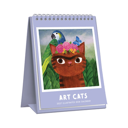 Art Cats Desk Calendar (13740)