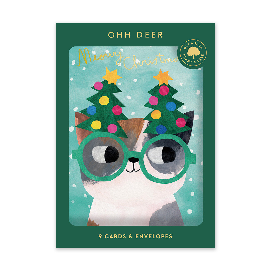 Cats In Hats Christmas Card Pack (9729)