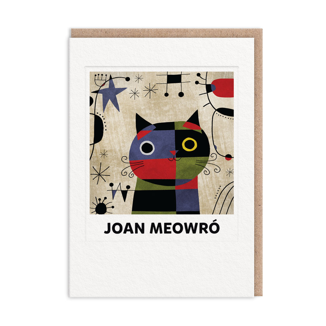 Joan Meowró Greeting Card (7x5) (13360)
