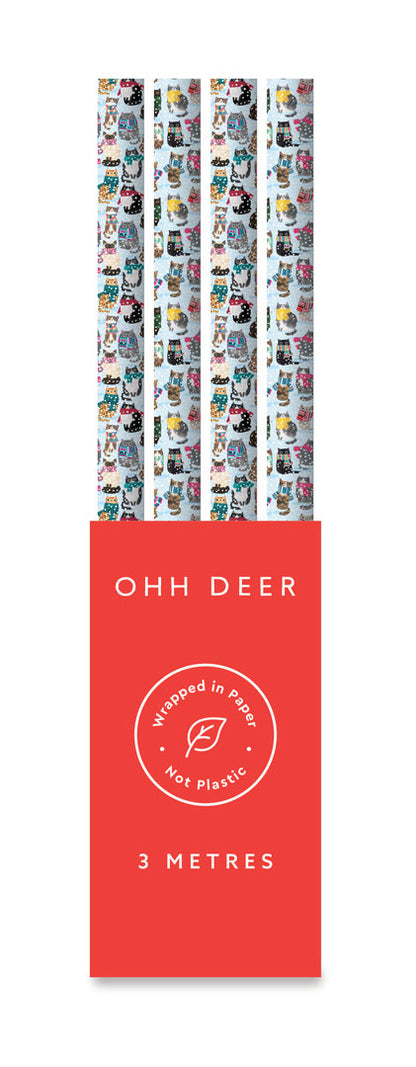 Cats in Scarves Roll Wrap (13529)