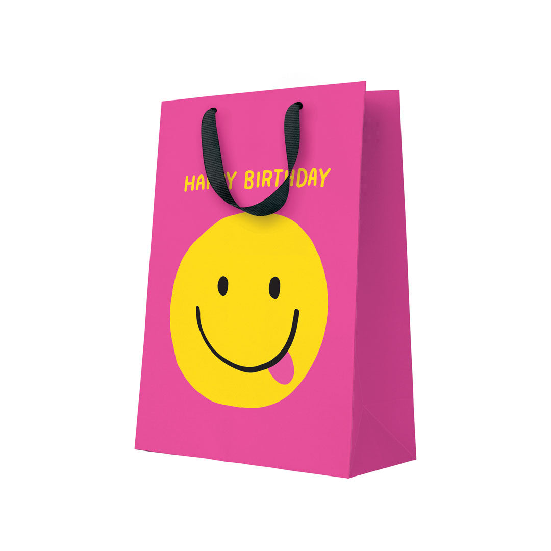 Smiley Face Large Birthday Large Gift Bag (9605)