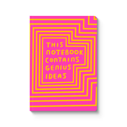 This Notebook Contains Genius Ideas Paperback Notebook (A5) (10411)