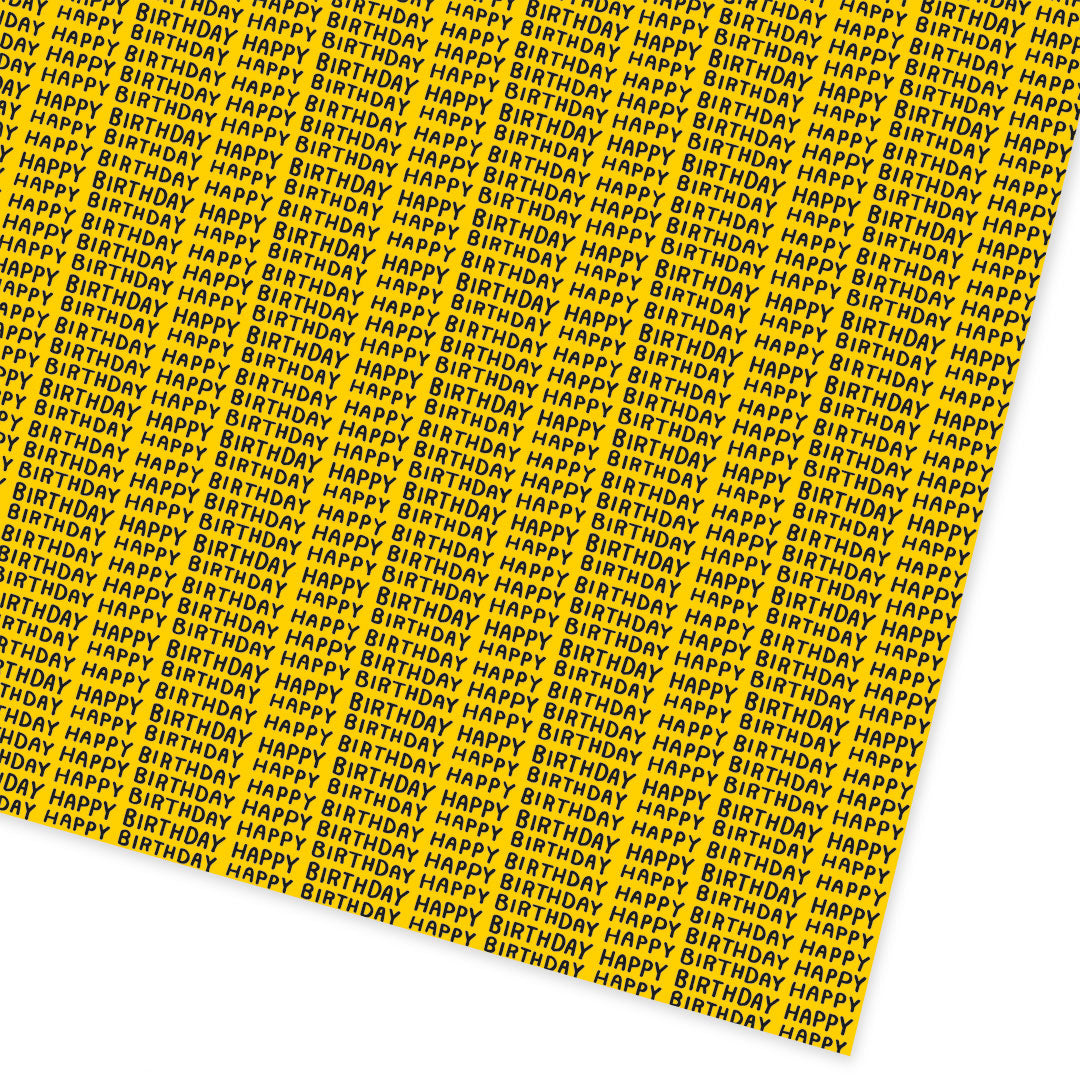 Happy Birthday Repeat Roll Wrap (10619)