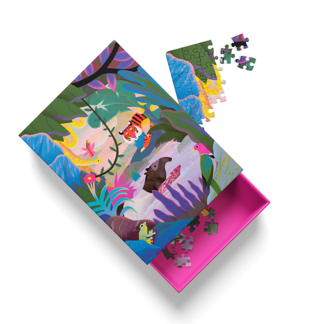 Animals of the Sumatran Jungle Mini Jigsaw Puzzle (14141)