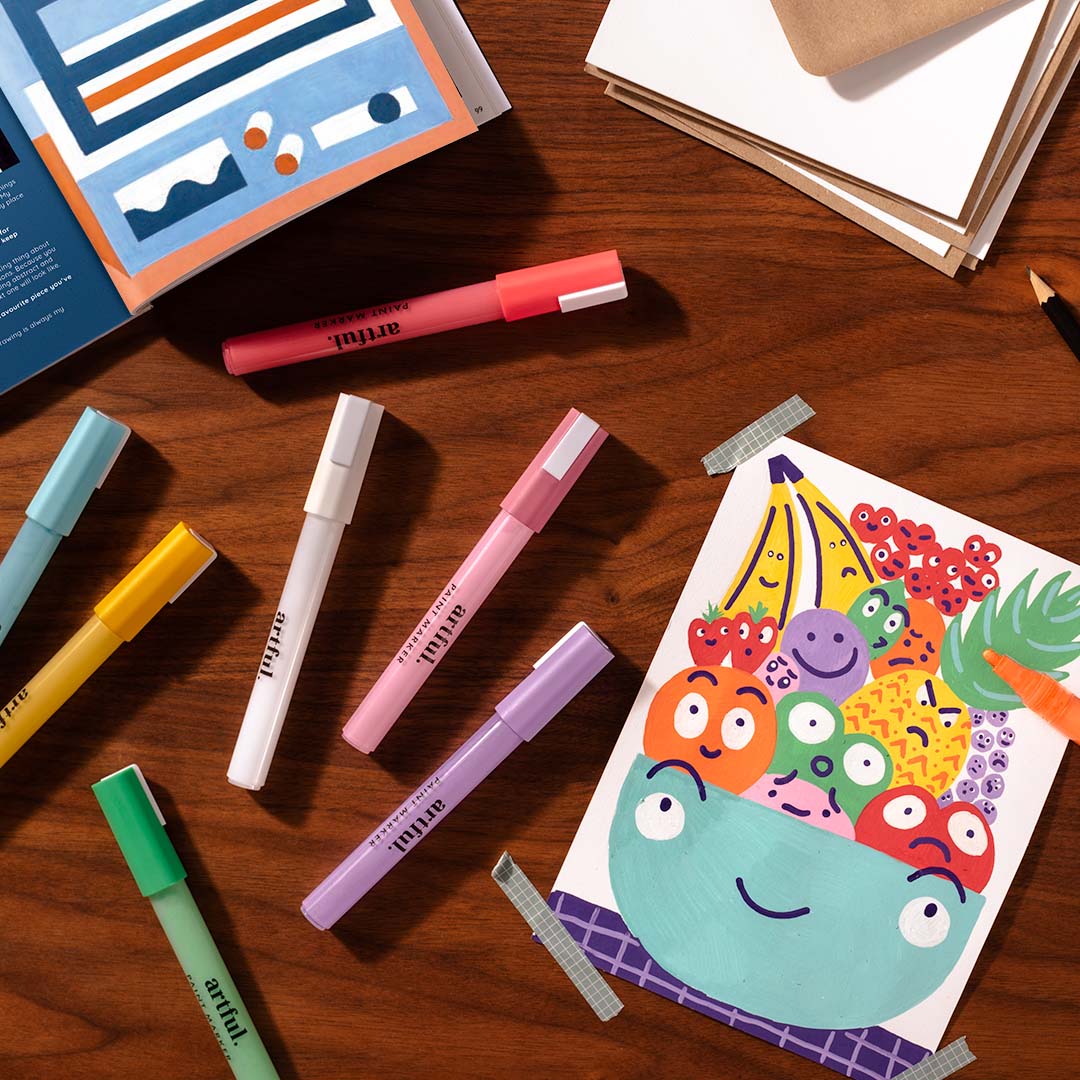Artful: Art School in a Box - Paint Markers (8460)