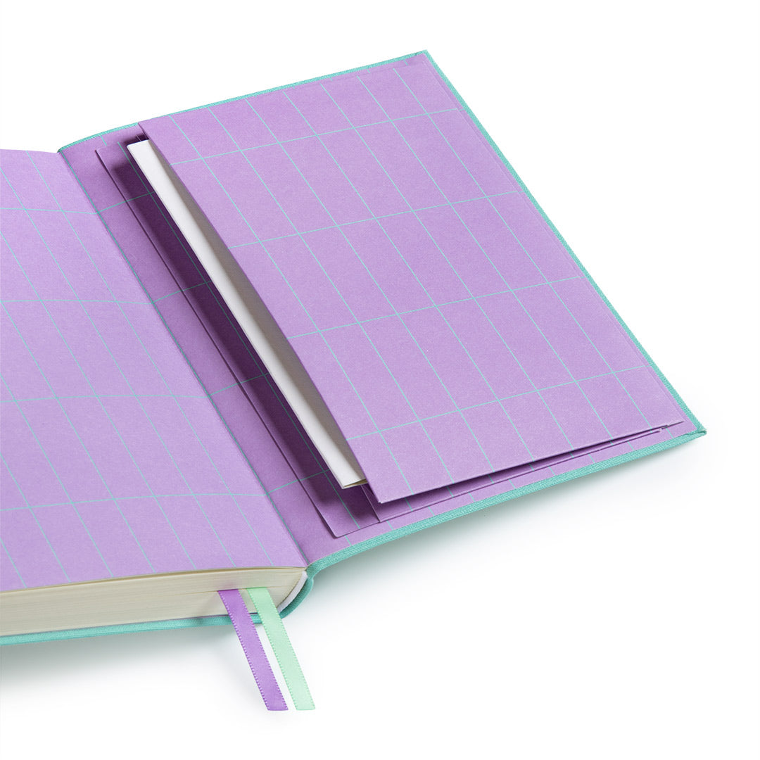 Mint Fabric Daily Planner (B6) (12915)