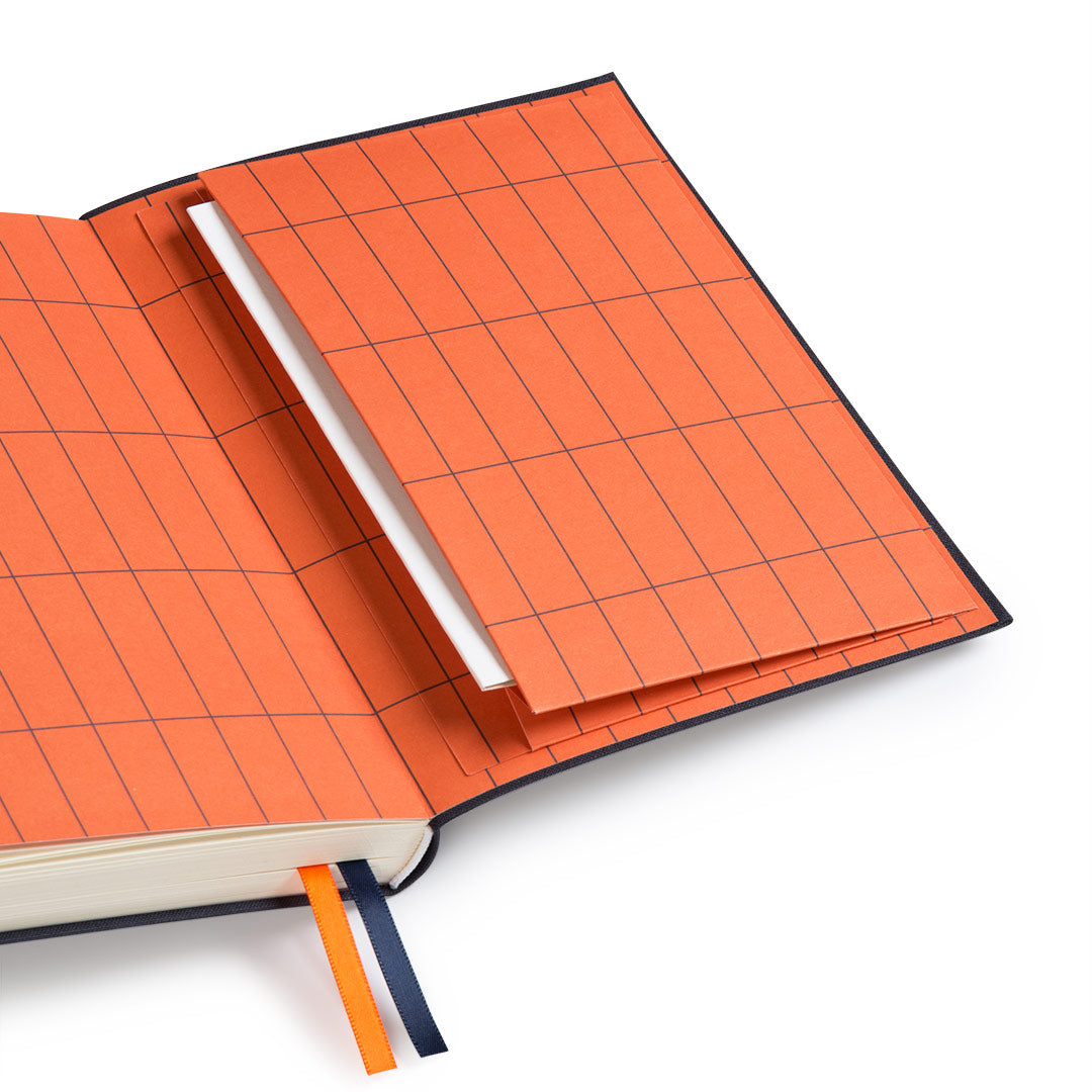 Off Black Fabric Daily Planner (B6) (12919)