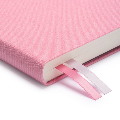 Pink Fabric Daily Planner (B6) (12916)