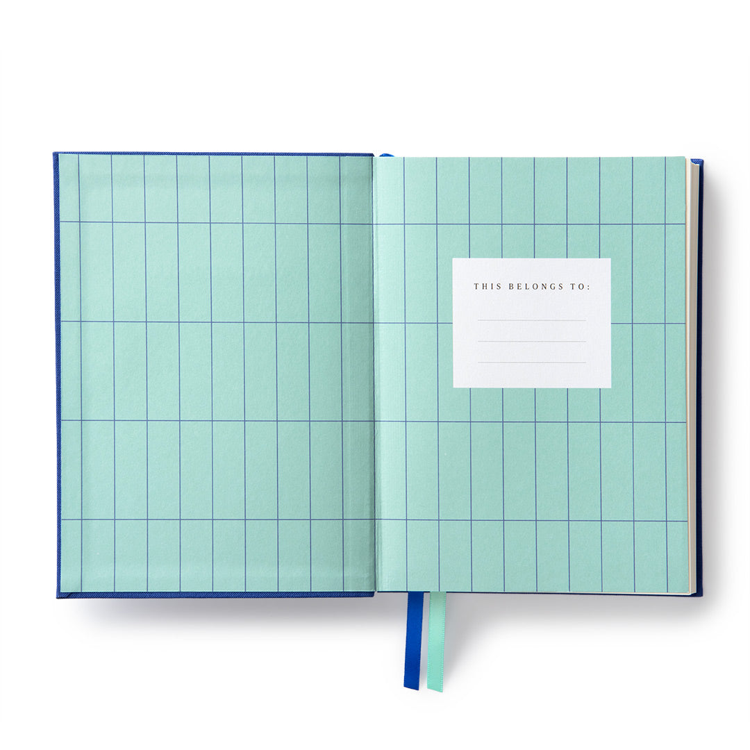 Ultramarine Fabric Daily Planner (B6) (12918)