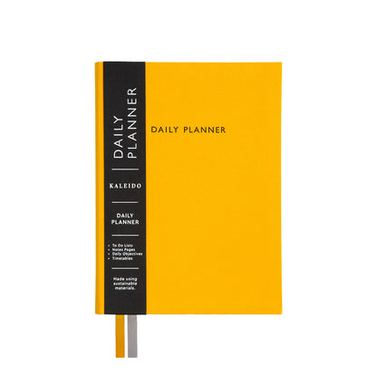 Yellow Fabric Daily Planner (B6) (12913)