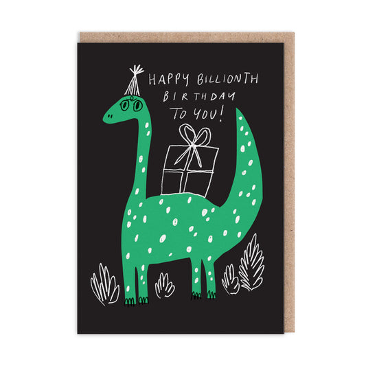 Happy Billionth Birthday Card (12038)