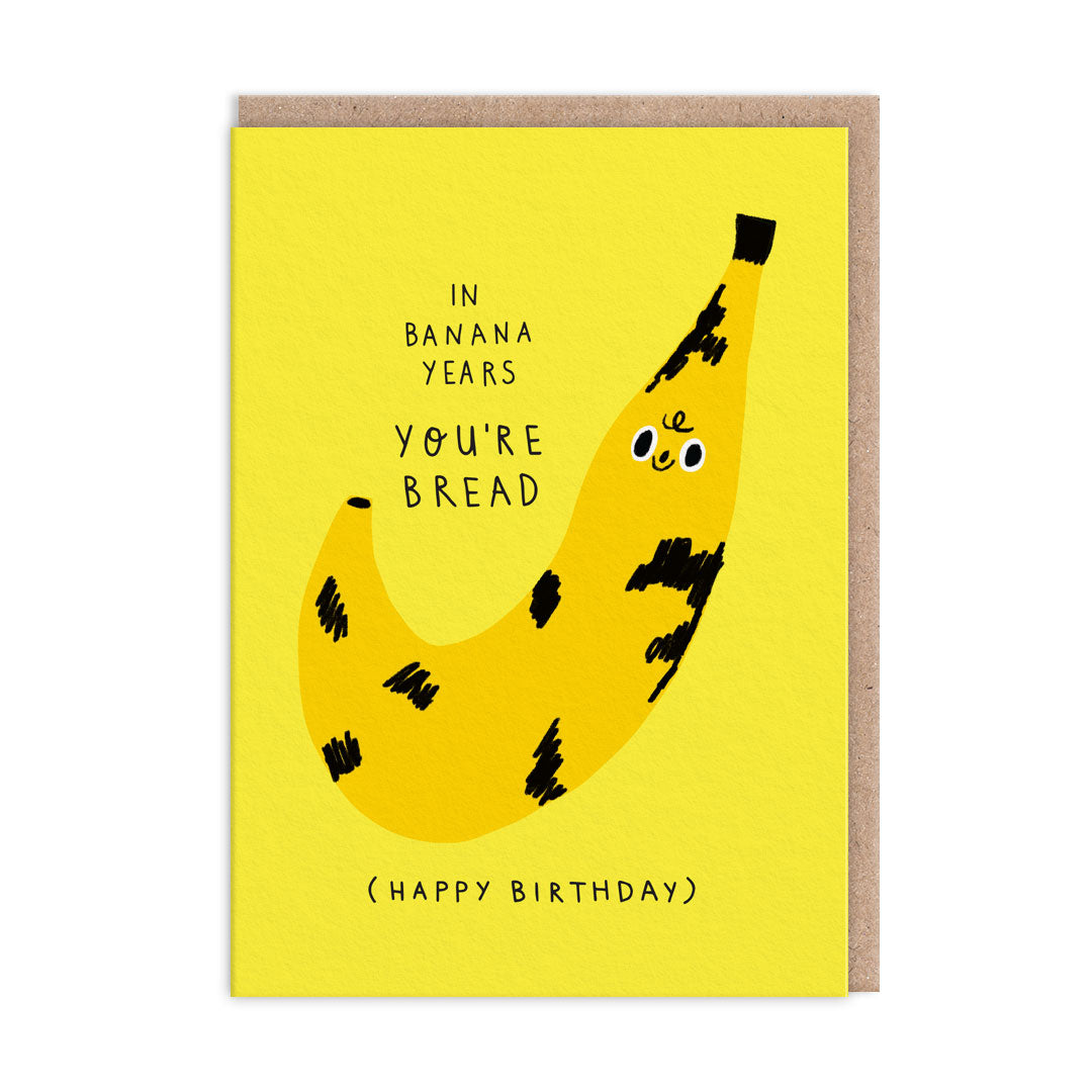 In Banana Years Greeting Card (12040)