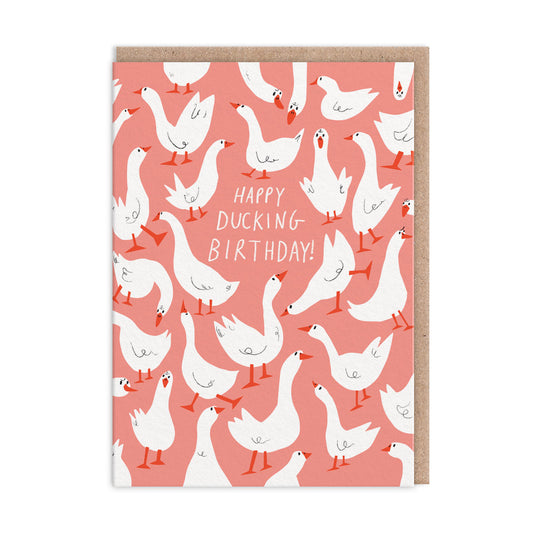 Happy Ducking Birthday Card (12044)