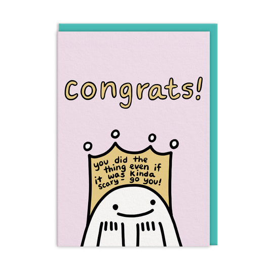 Congrats Crown Greeting Card (12375)