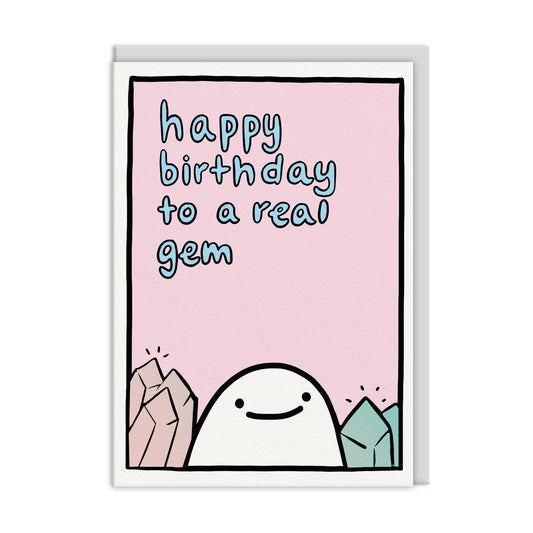Real Gem Greeting Card (12842)