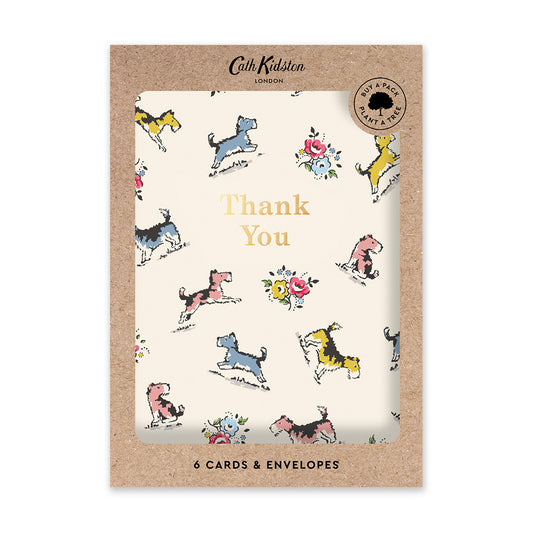 Scottie Dog Repeat Thank You Card Set (10694)