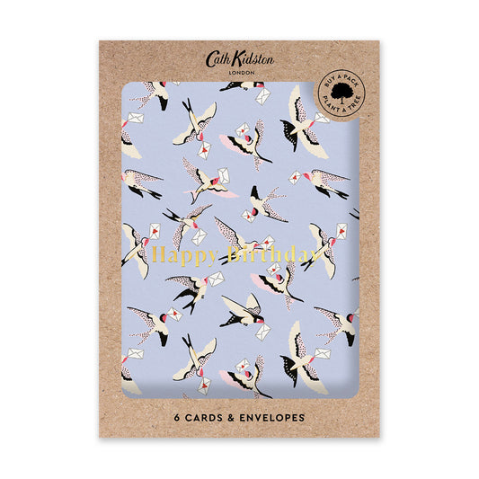Cath Kidston Birds Happy Birthday Card Set (10703)