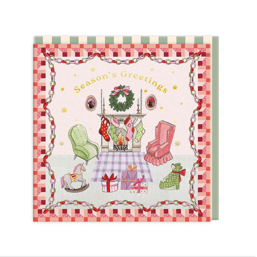Cath Kidston x 3 Designs Greeting Card SQ Pack of 9 (13570)