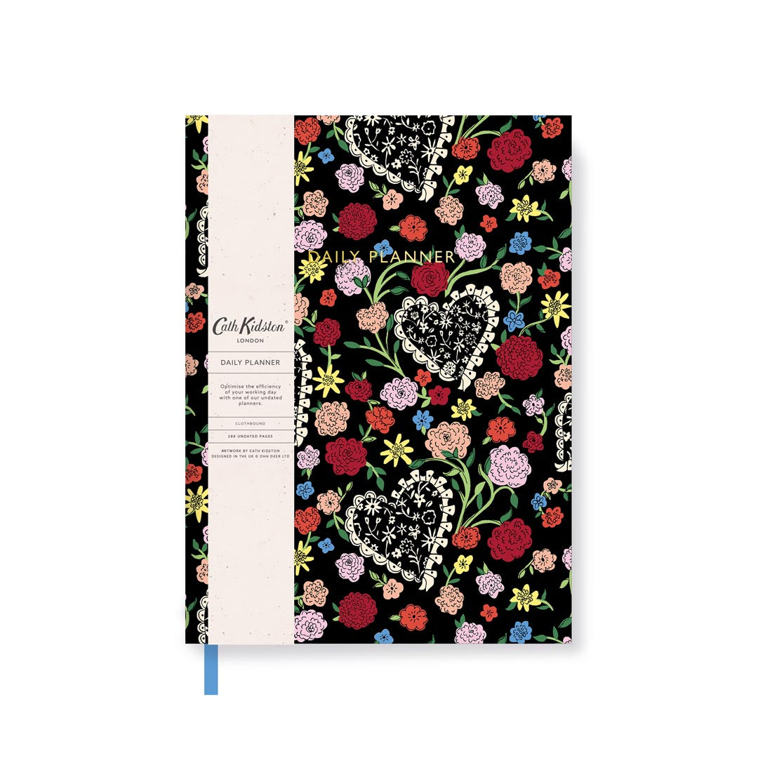 Cath Kidston Lacy Hearts Daily Planner (7587)