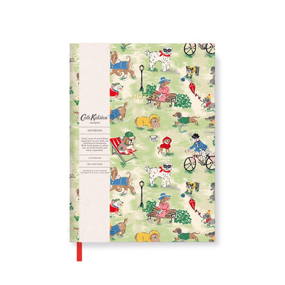 Cath Kidston Dogs In The Park Linen Notebook (10477)