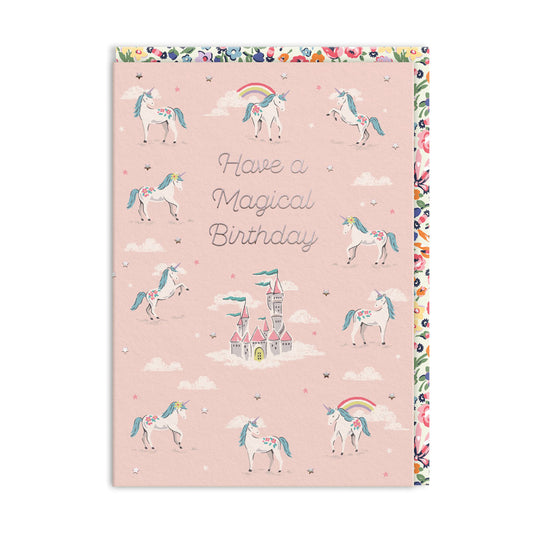 Cath Kidston Magical Unicorns Birthday Card (11502)
