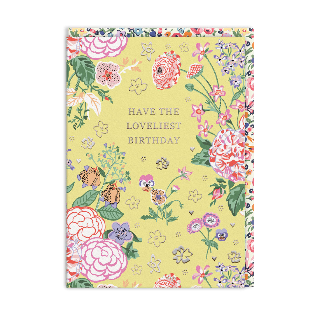 Cath Kidston Yellow Posy Birthday Card (11511)