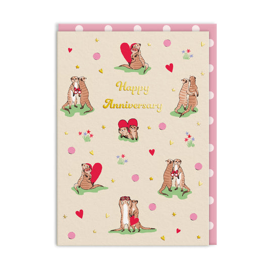Cath Kidston Meercats Anniversary Card (11527)