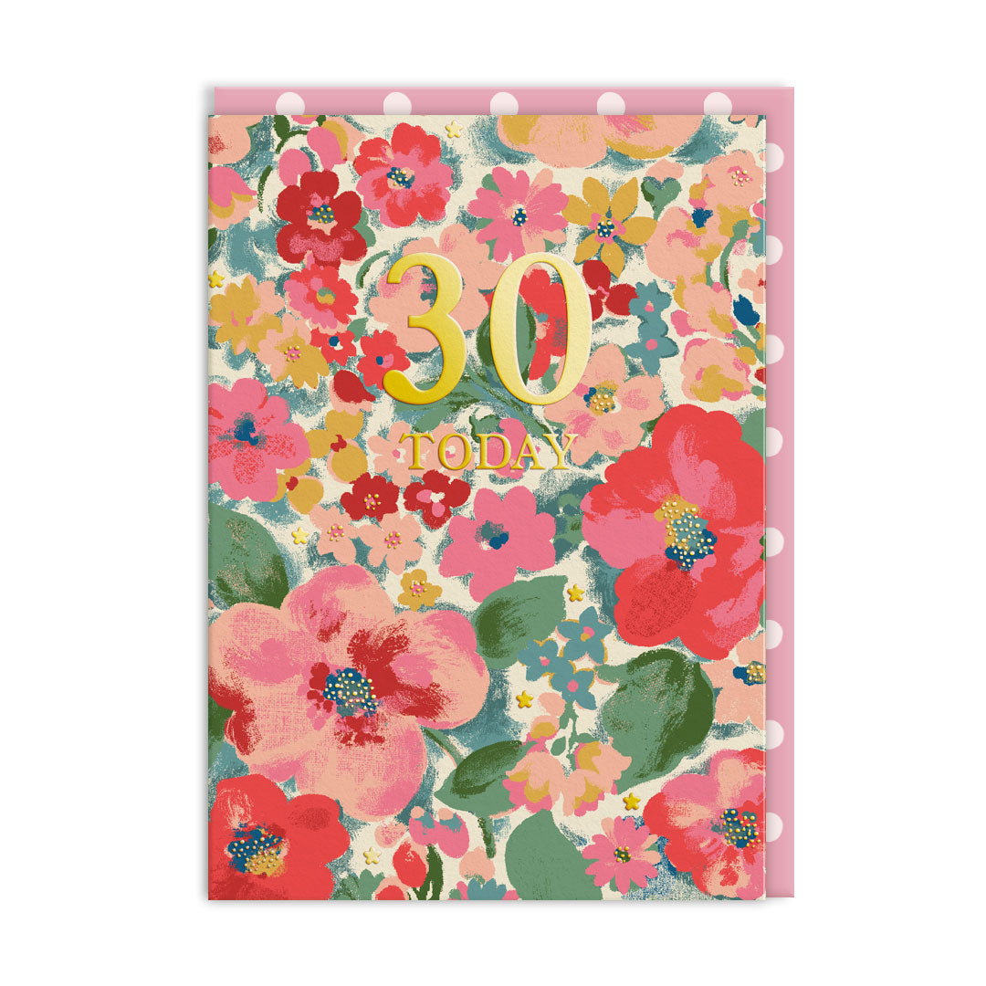 Cath Kidston 30 Today Birthday Card (11664)