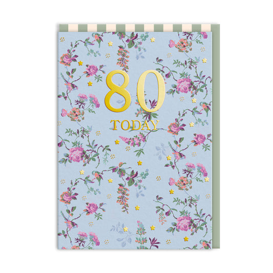 Cath Kidston 80 Today Birthday Card (11669)