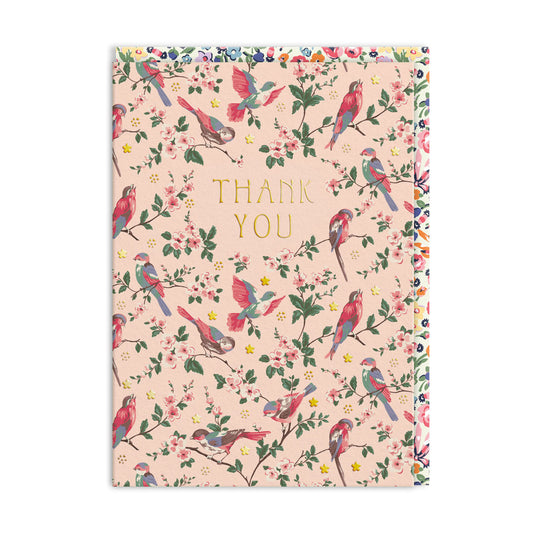 Cath Kidston Garden Birds Thank you Card (11725)