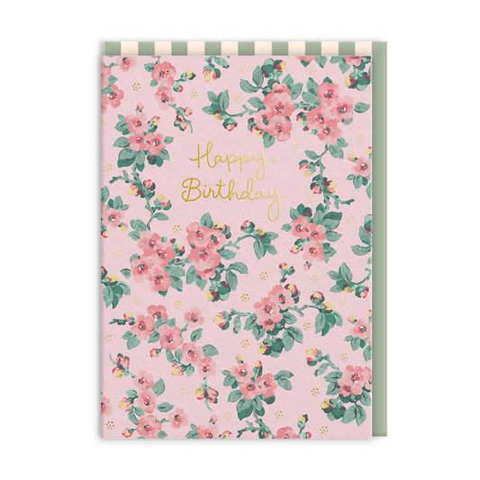 Happy Birthday Pink Blossom Greeting Card (14401)